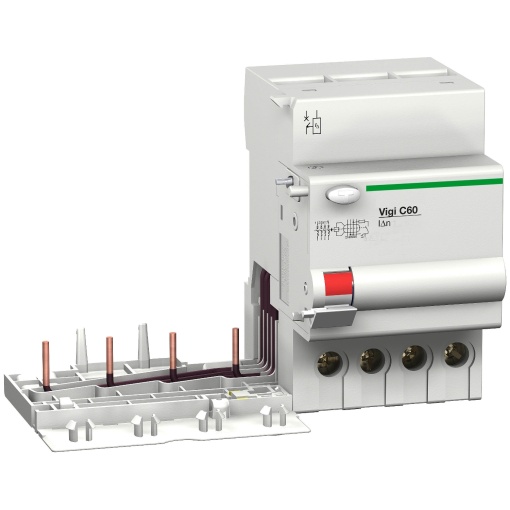 Multi9 - Bloco diferencial Vigi C60, 4P, 63A, tipo AC, instantâneo, 300mA, 400415VAC