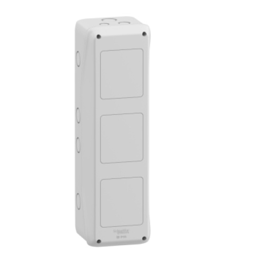 Mureva - Quadro de interface - 138x460 mm - 3 aberturas
