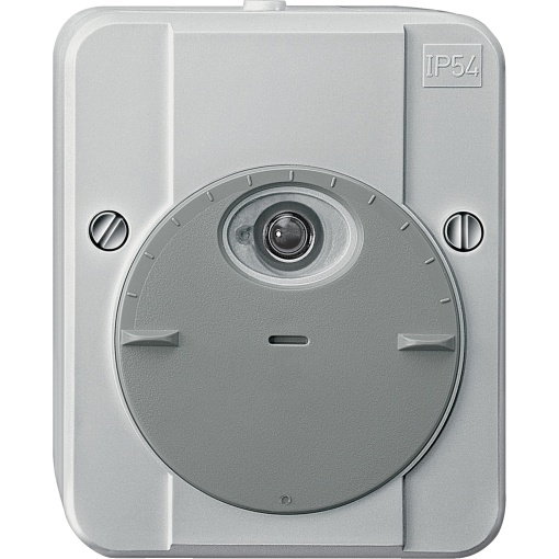 Interruptor sensível à luz ARGUS, sem atraso de comutação, cinzento claro