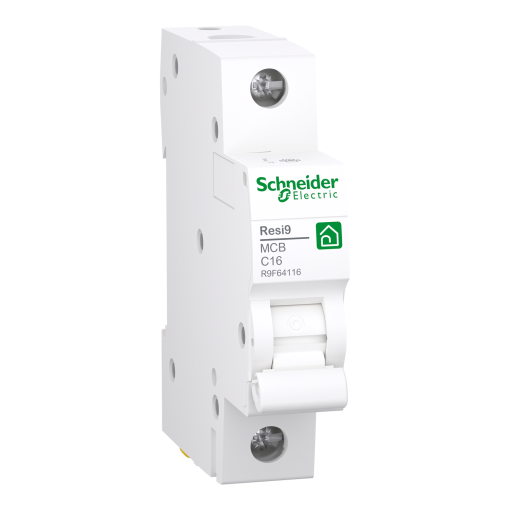 Disjuntor, Resi9, 1P, 16A, Curva C, 3000A IEC 60898-1