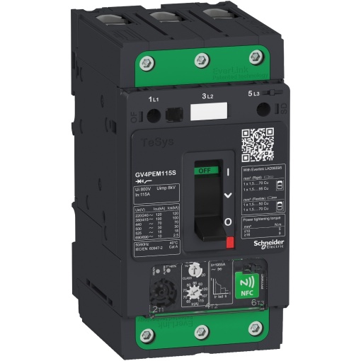 TeSys GV4 - disjuntor magneto-térmico multifuncional - 7A 3P - Everlink