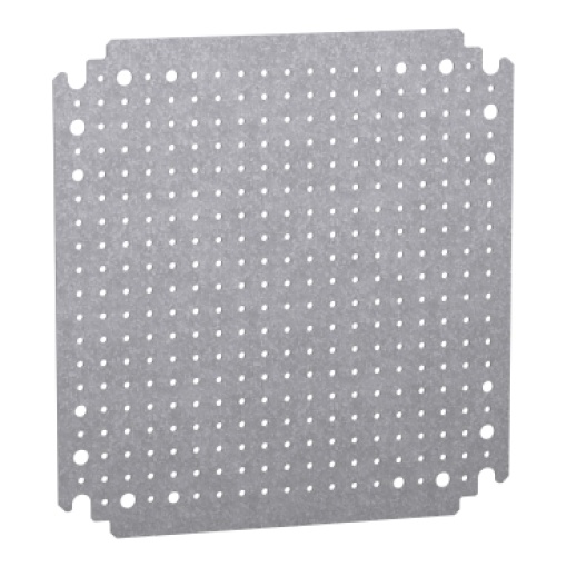 Microperforated mounting plate H300xW300 wholes diam 3,6mm on 12,5mm pitch