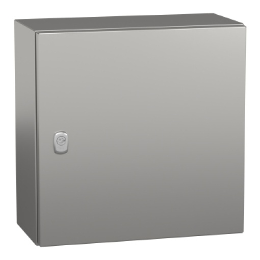 SPACIAL S3X stainless 316L, Scotch Brite finish, H400xW400xD200 mm.