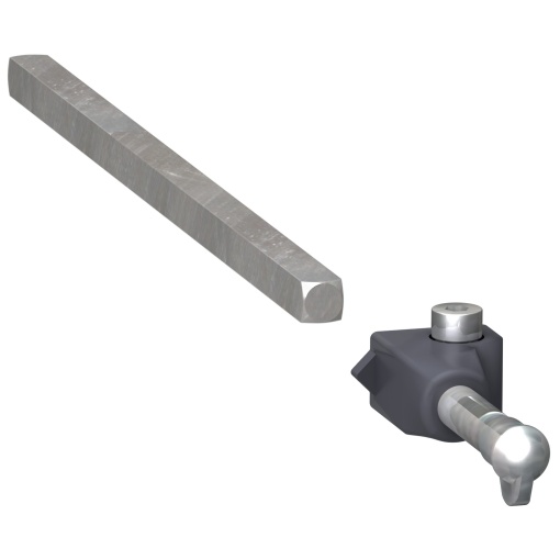 suporte veio - 315 mm - TeSys GV2, TeSys GV3 e TeSys U
