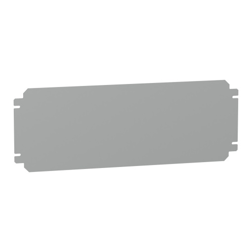 Plain mounting plate H200xW500mm made of galvanised sheet steel