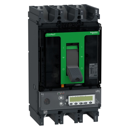 ComPacT DISJUNTOR NSX630R 200kA CA 3P 630A 6.3E