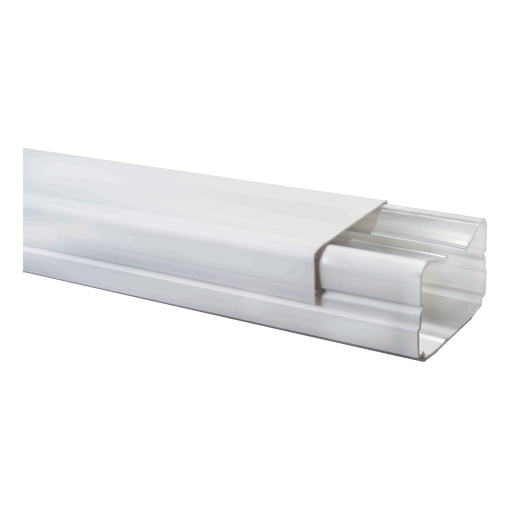 Dexson - calha - 60x40 mm - 1 compartimento - s adesivo - PVC - branco