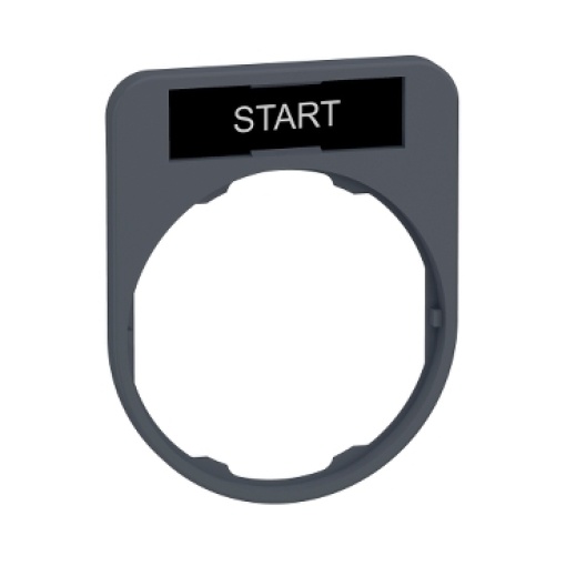 30x40mm porta-etiqueta flush com etiquetas. "sta