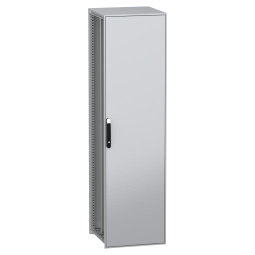Armário elétrico modular de montagem no chão, PanelSeT SFN, aço descarbonizado,platina, 2200x600x600mm, IP55