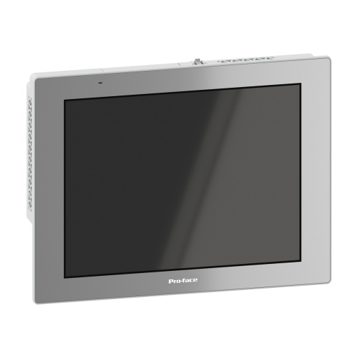 Tela de painel de toque, Proface GP6000, 12,1 polegadas, XGA, Tudo em um, Único analógico, 2xCOM, 2xETH, USB A e micro B, SD, AC