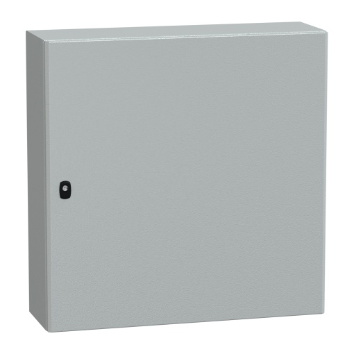 Spacial S3D plain door wo mount.plate. H800xW800xD250.IP66 IK10 RAL7035.