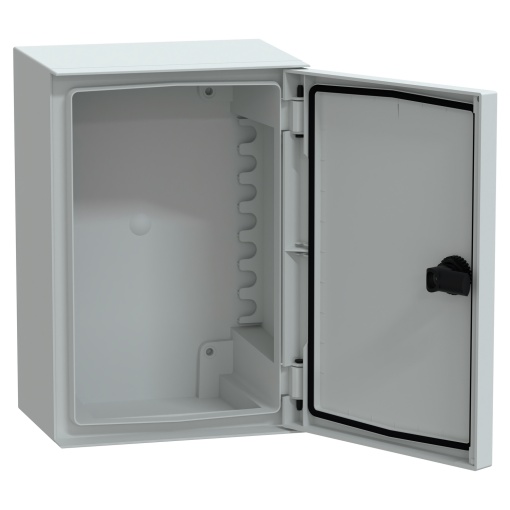 wall-mounting encl. ABSPC monobloc IP66 H310xW215xD160mmmetal mount.plate