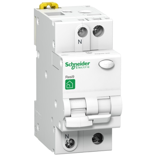 Resi9 - Disjuntor diferencial - 1PN - 16A - Curva C - 30MA IEC 61009-2-1 - 4500 IEC 61009-2-1 - Classe A
