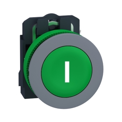 botão flush  1na com verde marcação "i"