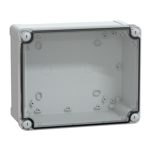 PC box IP66 IK08 RAL7035 Int.H225W175D100 Ext.H241W194D105 Transp.cover H20