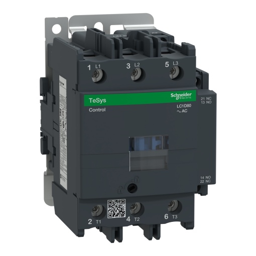 Contactor Tesys D - 3P3 NA - AC-3 -  440 V 80 A - 400 V CA 5060 Hz bobina