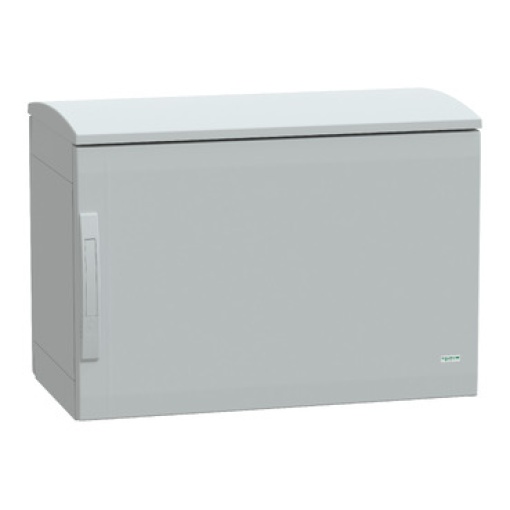 Floor standing encl. polyester vers.PLAT open top w canopy 500x750x420 IP44