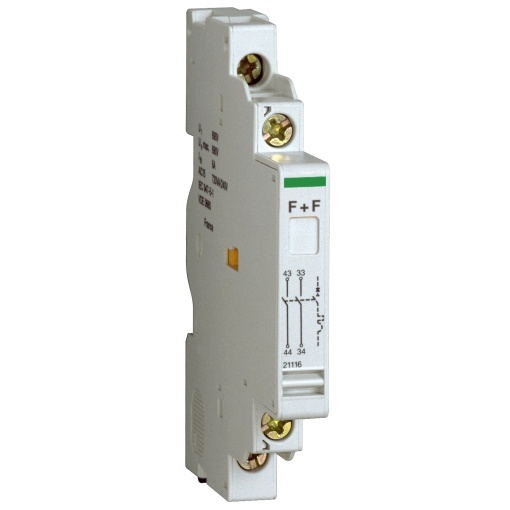 auxiliary contact - 2 NO - for P25M - 415 V - 2.2 A