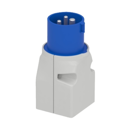 PratiKa system adapter - 1 socket - German - 16 A - 2PE - 220V 5060Hz