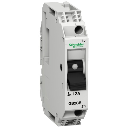 disjuntor TeSys para circuitos de comando - GB2-CB  4 A - 1 pólo - 1d