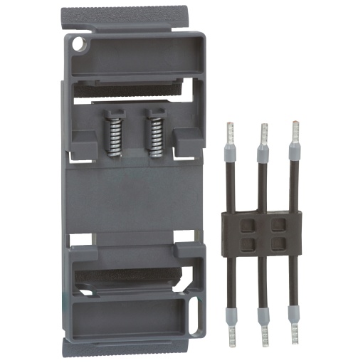 platina com ligação eléctrica para disjuntor GV2 e contactor D09....D38