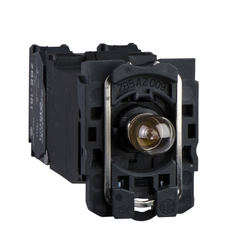 Corpo botão  contacto i luminosous  - ø 22 - led ba 9s vermelho - 1 na  1 nf