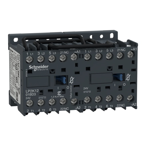 Inversor Tesys K - 3P3 NA - AC-3 -  440 V 12 A - 24 V bobina CC
