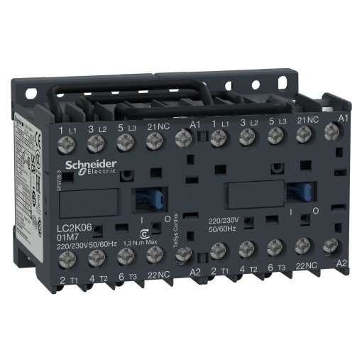Inversor Tesys K - 3P3 NA - AC-3 -  440 V 6 A - 24 V bobina CA