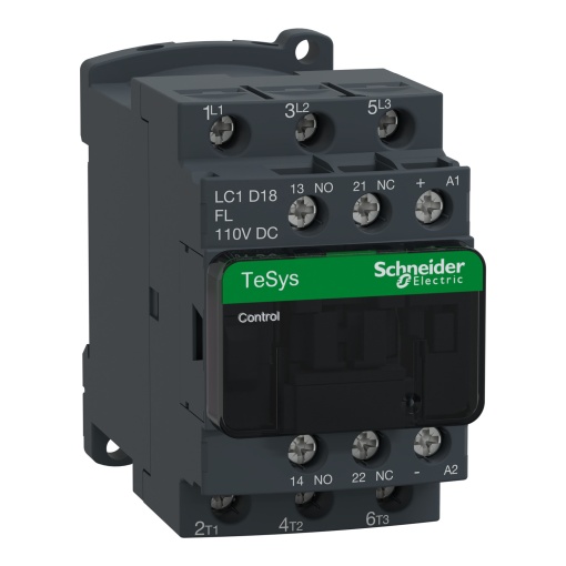 Contactor Tesys D - 3P3 NA - AC-3 -  440 V 18 A - 110 V CC bobina