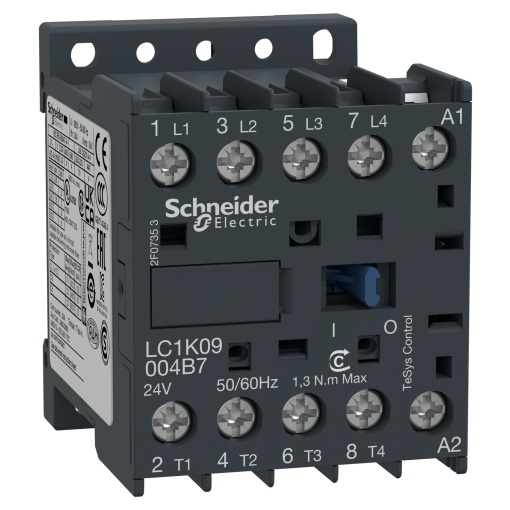 Contactor TeSys K - 4P4 NA - AC-1 -  440 V 20 A - 24 V bobina CA