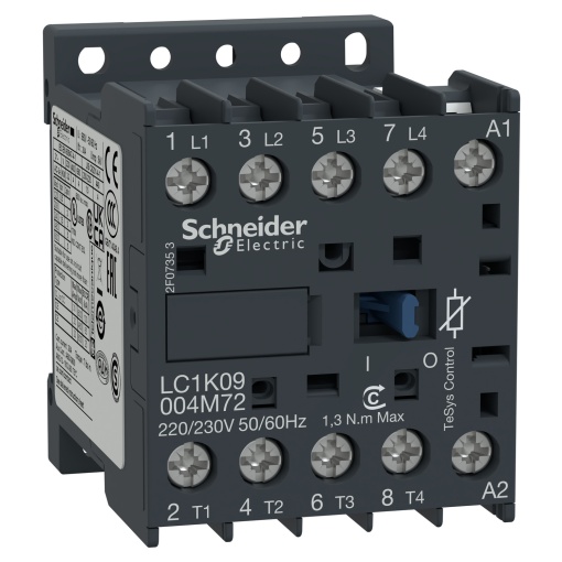 Contactor TeSys K - 4P4 NA - AC-1 -  440 V 20 A - 220...230 V bobina CA