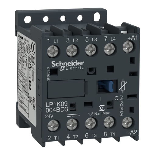Contactor TeSys K - 4P4 NA - AC-1 -  440 V 20 A - 24 V bobina CC