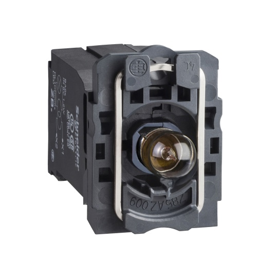 Corpo para luz piloto - zb5 - lâmpada ba 9s transparente - 110..120 v