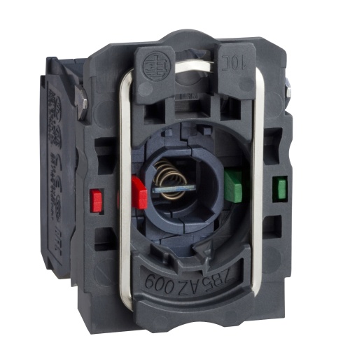 Corpo botão  contacto i luminosous  - ø 22 - ba 9s base - 1 na  1 nf