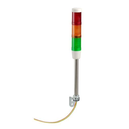 Conjunto indicador cbuzzer  3 unidades de luz - ø 45 mm - 24 v acdc - ip42