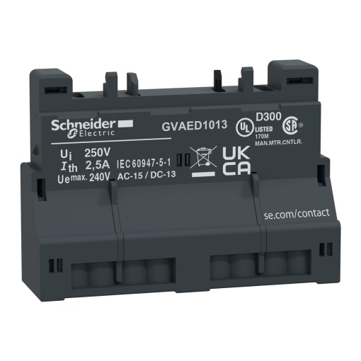 TeSys GV3 - auxiliary contact block - 2 NO