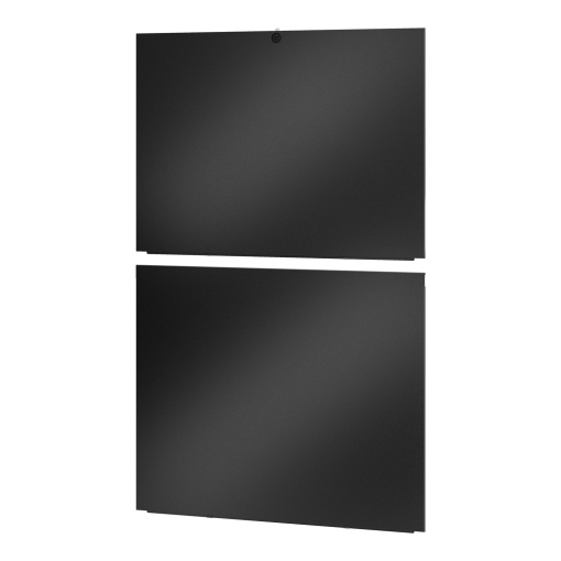 Painel lateral Easy Rack 42U1200 mm de profundidade, painéis laterais divididos, preto, quantidade 2
