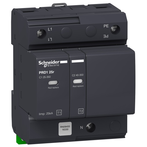 Descarregador de sobretensões PRD1 25r 1PN  Tipo 12