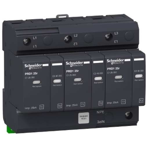 Descarregador de sobretensões PRD1 25r 3P Tipo 12