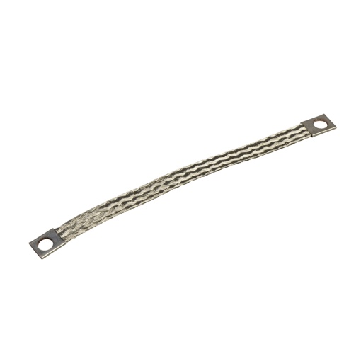 Earth braids section 50mm², length 200mm, eyelet hole 6,4mm. Packaging unit 10.