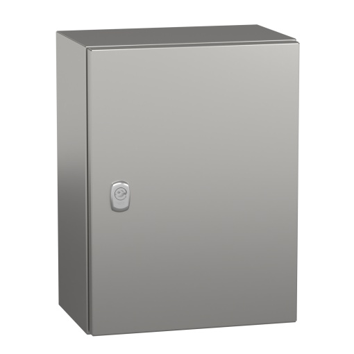 SPACIAL S3X stainless 316L, Scotch Brite finish, H400xW300xD200 mm.