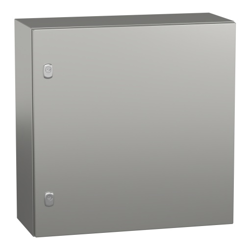SPACIAL S3X stainless 316L, Scotch Brite finish, H600xW600xD250 mm.