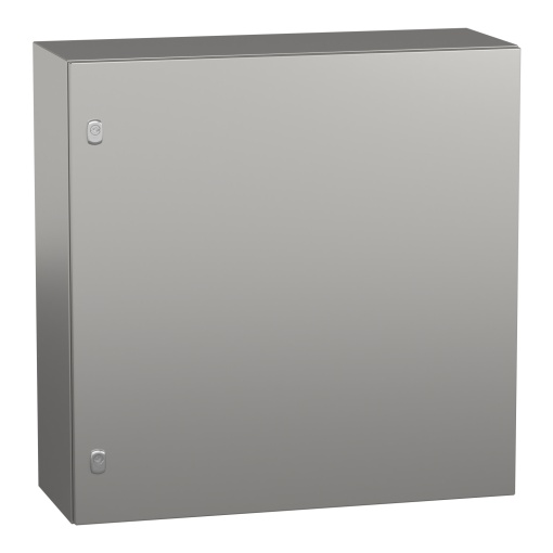 SPACIAL S3X stainless 316L, Scotch Brite finish, H800xW800xD300 mm.