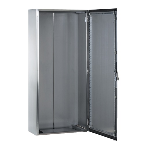 SMX 304L stainless monobloc enclosure, H1400xW1000xD300mm, Scotch Brite finish.