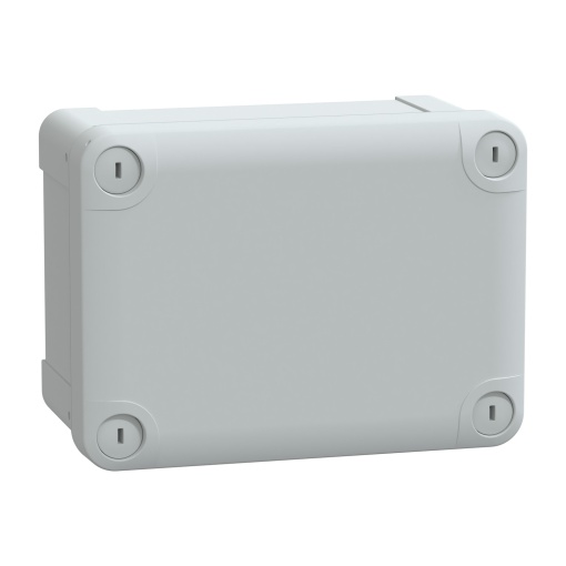ABS box IP66 IK07 RAL7035 Int.H150W105D80 Ext.H164W121D87 Opaque cover H20