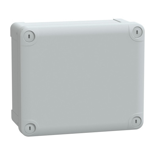 ABS box IP66 IK07 RAL7035 Int.H175W150D80 Ext.H193W164D87 Opaque cover H20