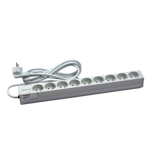 Actassi - 1U power distribution rail - 3 sockets 10P VDE