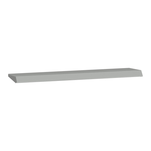 Spacial WM enclosure canopy W800xD250 Colour RAL7035.. Fixings supplied.