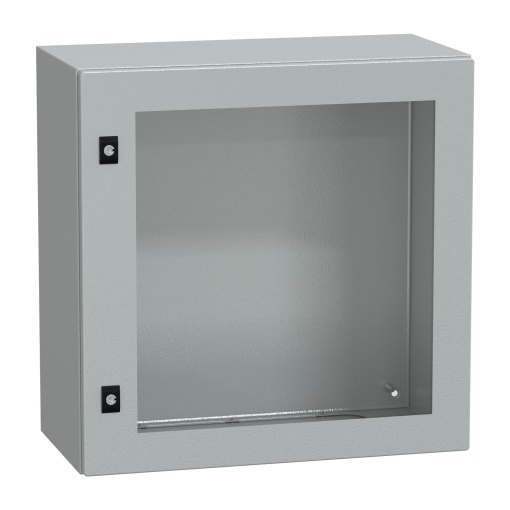 Spacial CRN tspt door wo mount.plate. H600xW600xD300 IP66 IK08 RAL7035..
