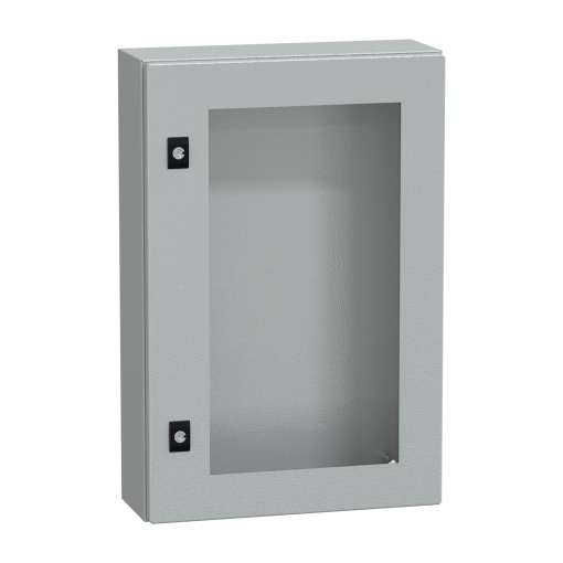 Spacial CRN tspt door wo mount.plate. H600xW400xD150 IP66 IK08 RAL7035..